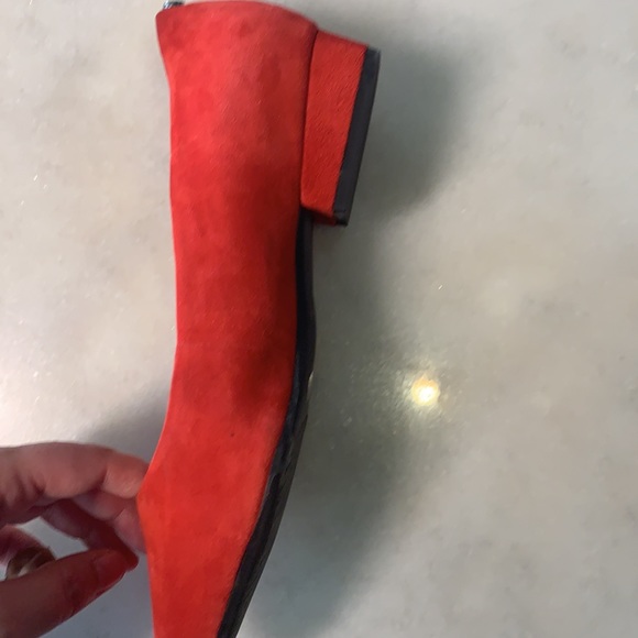Alex Marie Red Suede Flats - Picture 5 of 8